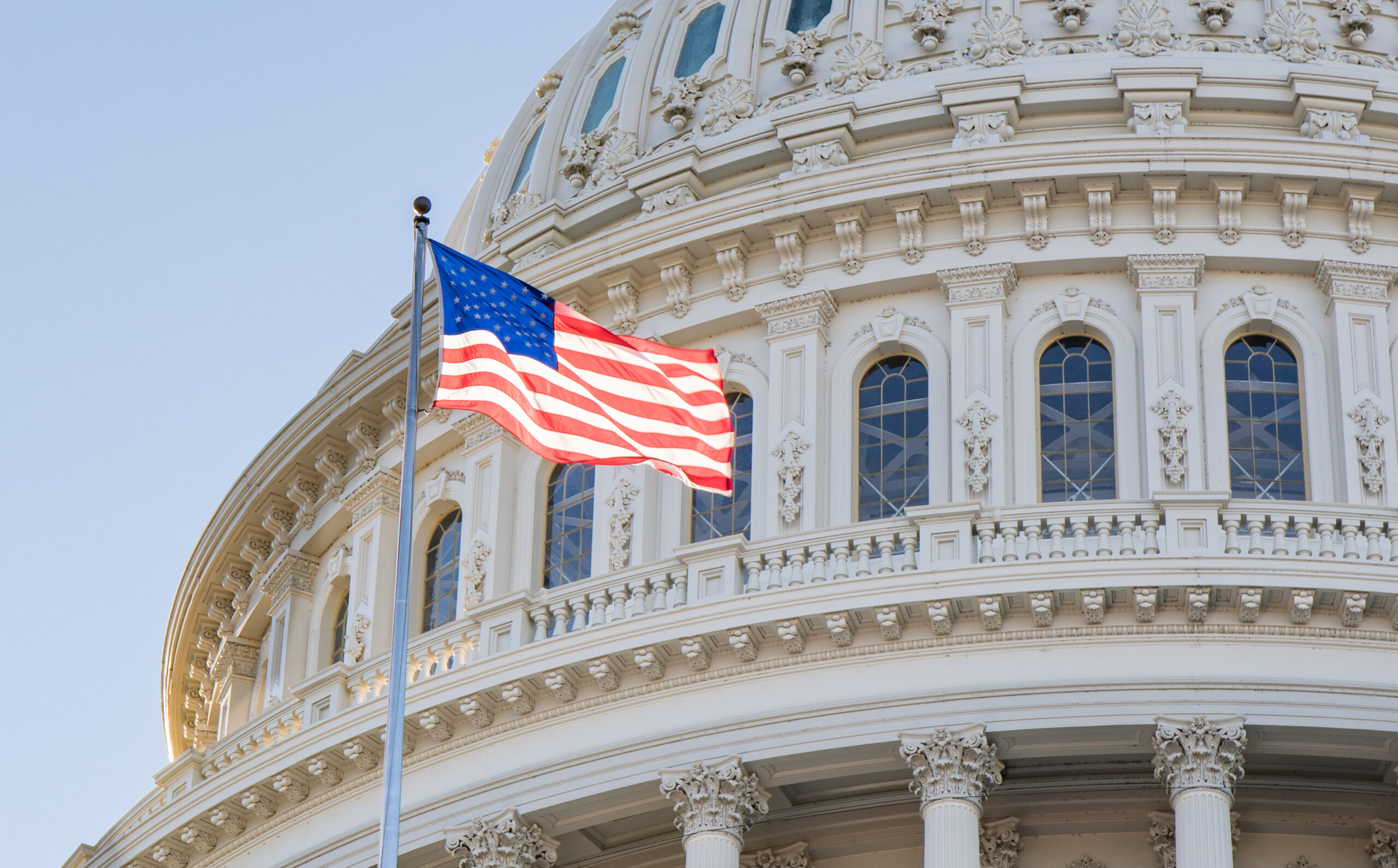 Close,Up,Photo,Of,The,Capitol,Building,Rotunda,In,Washington,