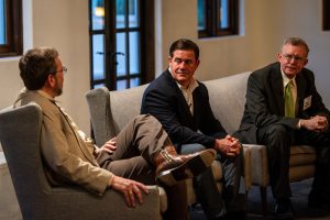 Men for all time three men speaking