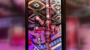 Dr. Pepper pretend rifle